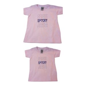 Mini Spooky Kids T-Shirt - Pink 2T